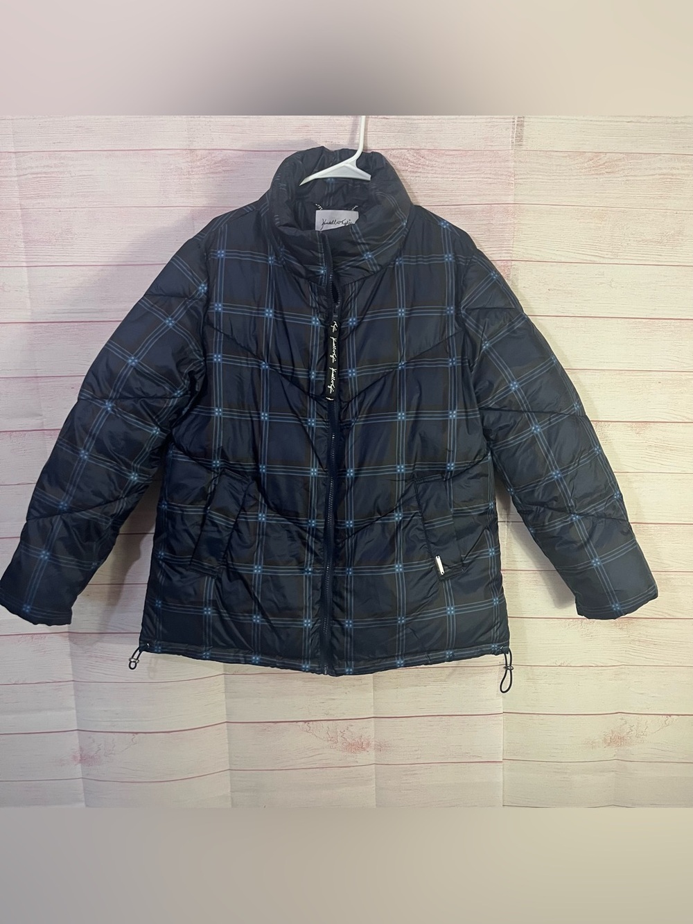 Kendall & Kylie Puffer Full Zipper Jacket Coat Size Large